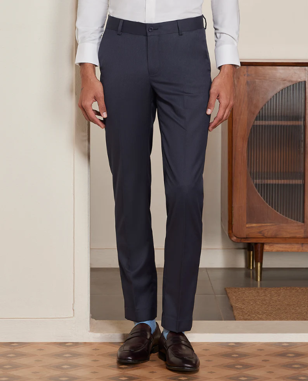 Elaris Dobby Dress Pants - Navy
